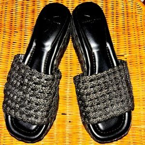 Marc Fisher Priya Espadrille Slide Platform size 8